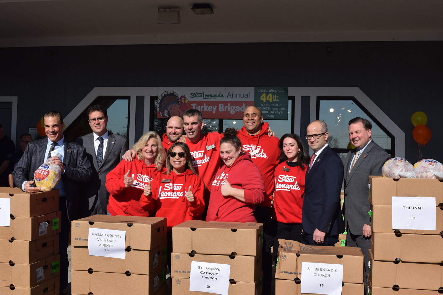 Turkeys for all, at East Meadow Stew Leonard’s Herald Community